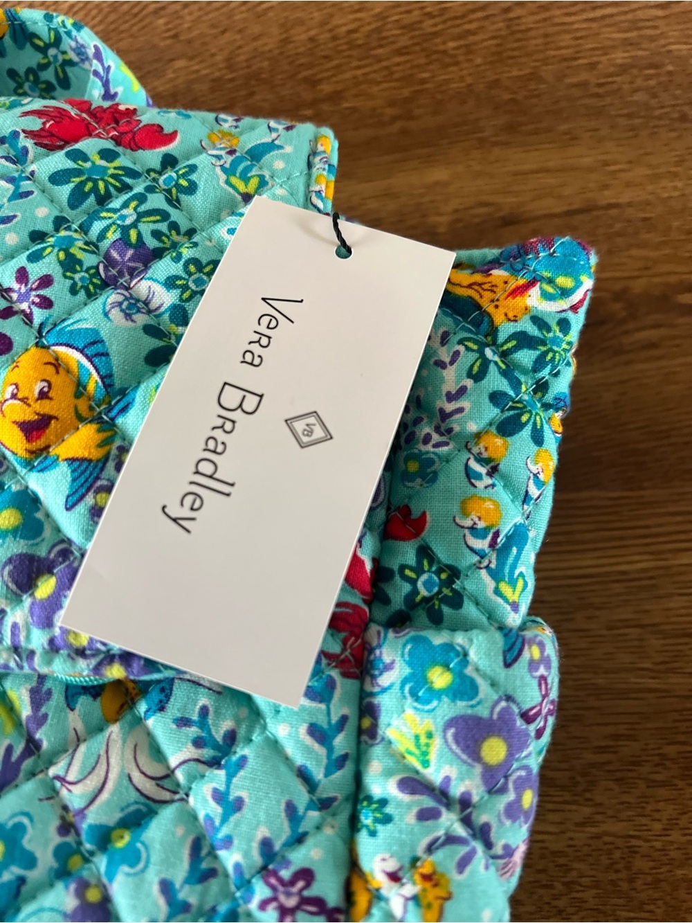 NWT Disney Vera Bradley Ariel Floral Ditsy Mini Backpack The Little Mermaid - Picture 3 of 12